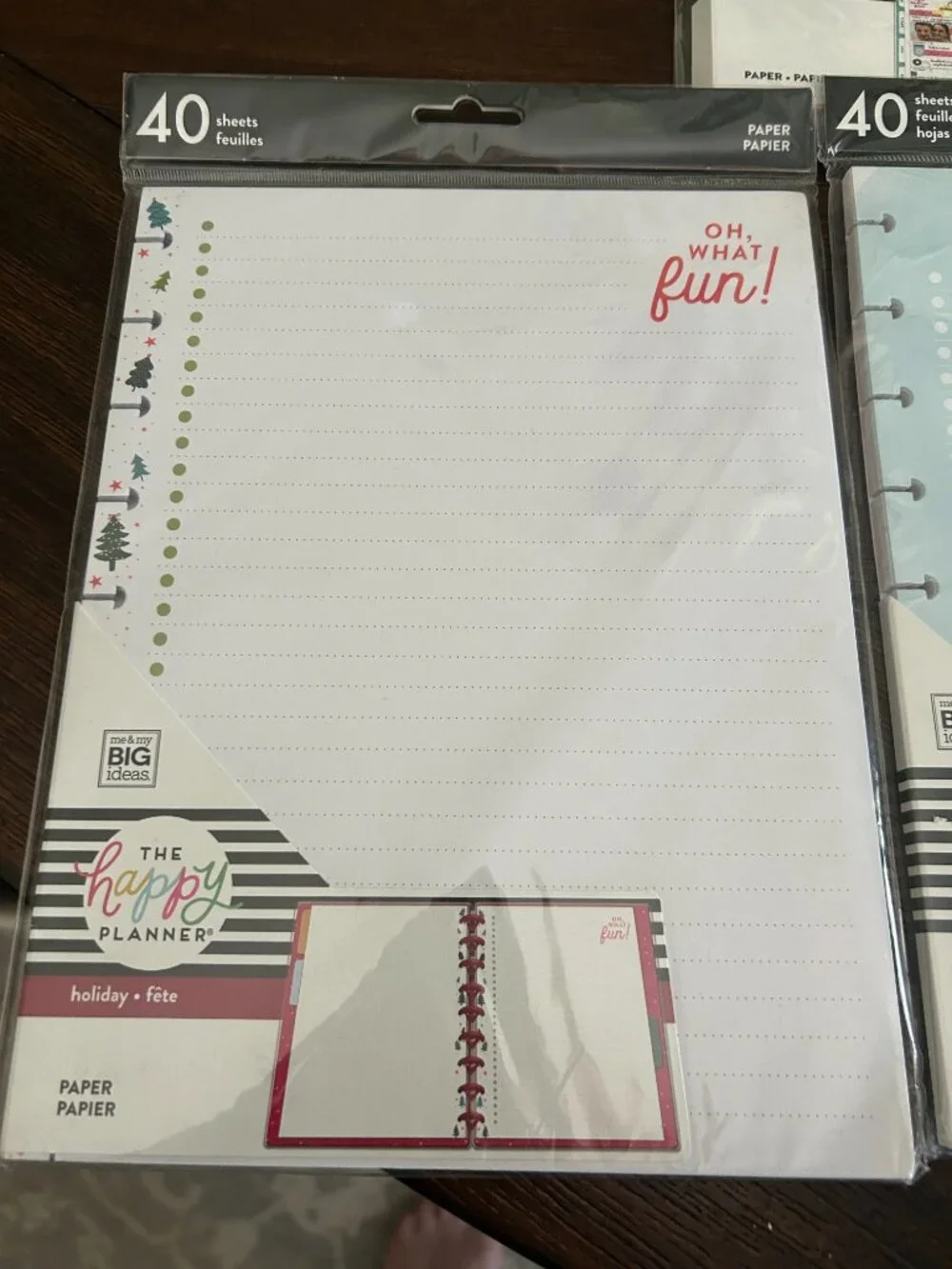 The Happy Planner Refill Paper & Extension Packs SET of 7 NEW SEALED